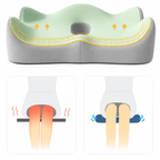 Memory Foam Seat Cushion - 3D Ergonomic Support