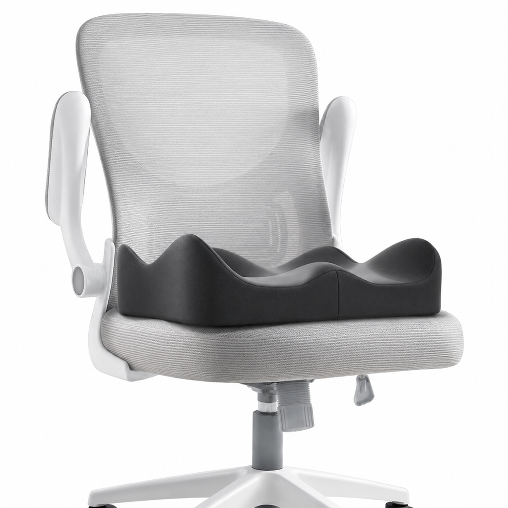 Memory Foam Seat Cushion - 3D Ergonomic Support