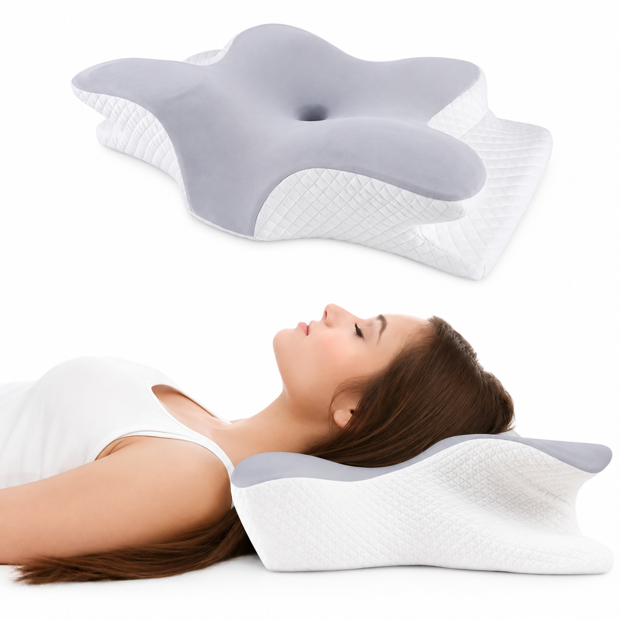 Memory Foam Pillows Butterfly Shaped